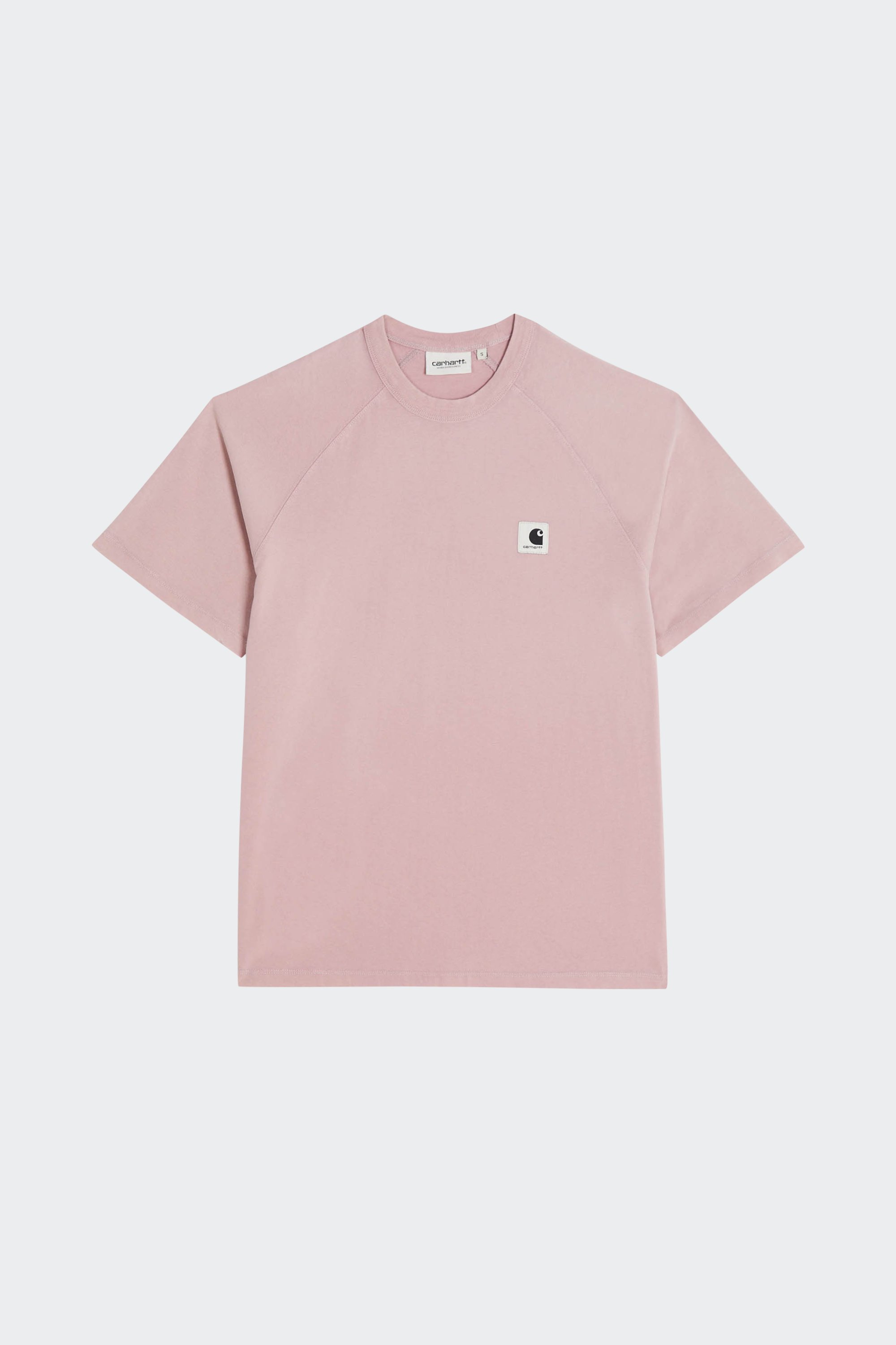 Regular-fit round-neck cotton T-shirt | Pink by CARHARTT WIP Regular-fit round-neck cotton T-shirt Pink