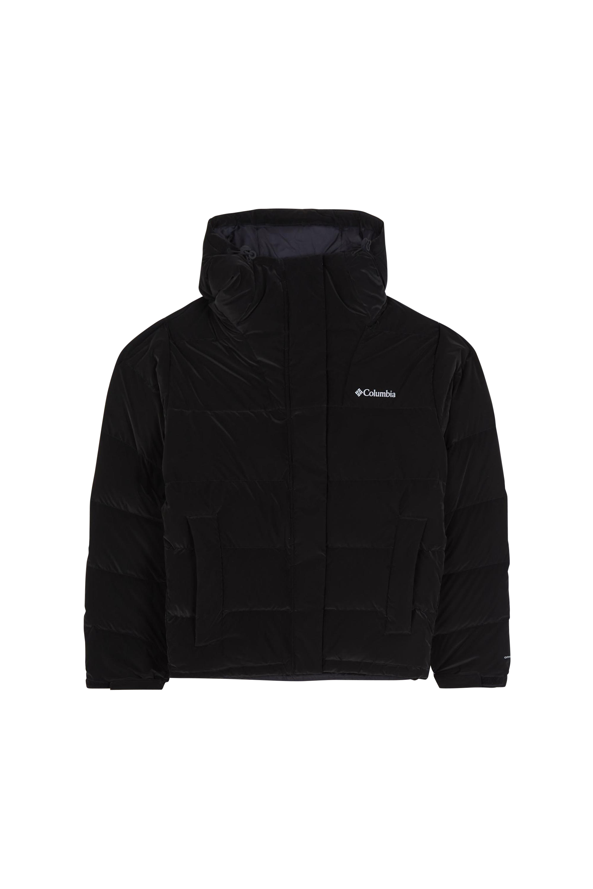 Lightweight quilted padded jacket with high neck Black