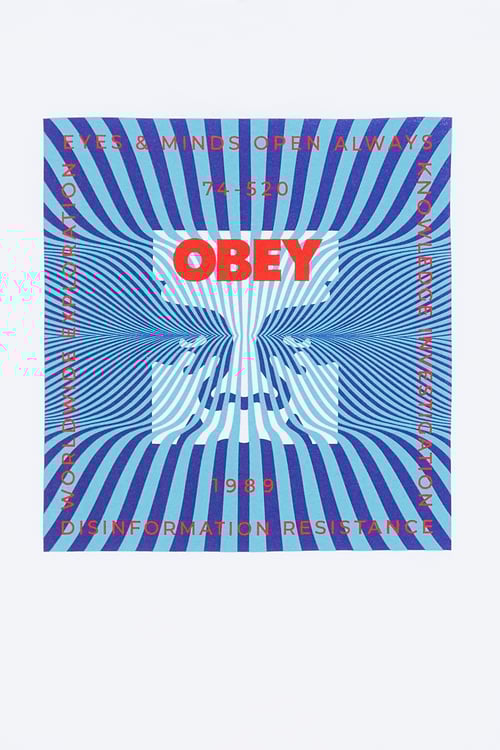 OBEY T-shirt Blanc