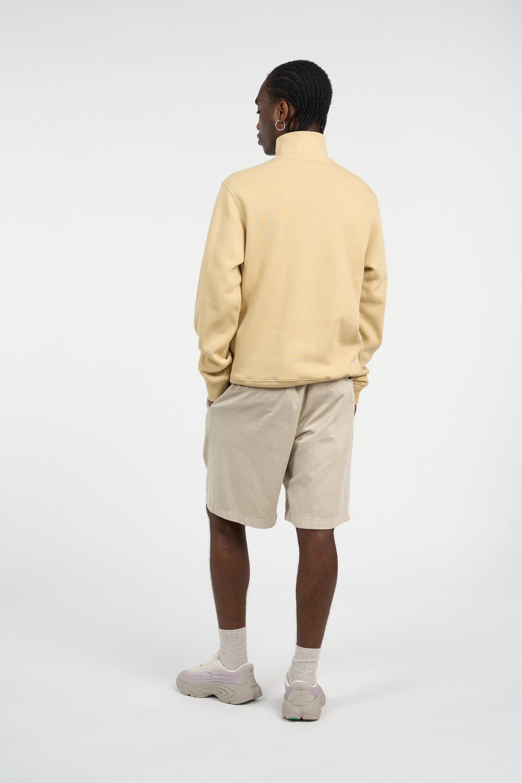 Sweatshirt zippé Beige