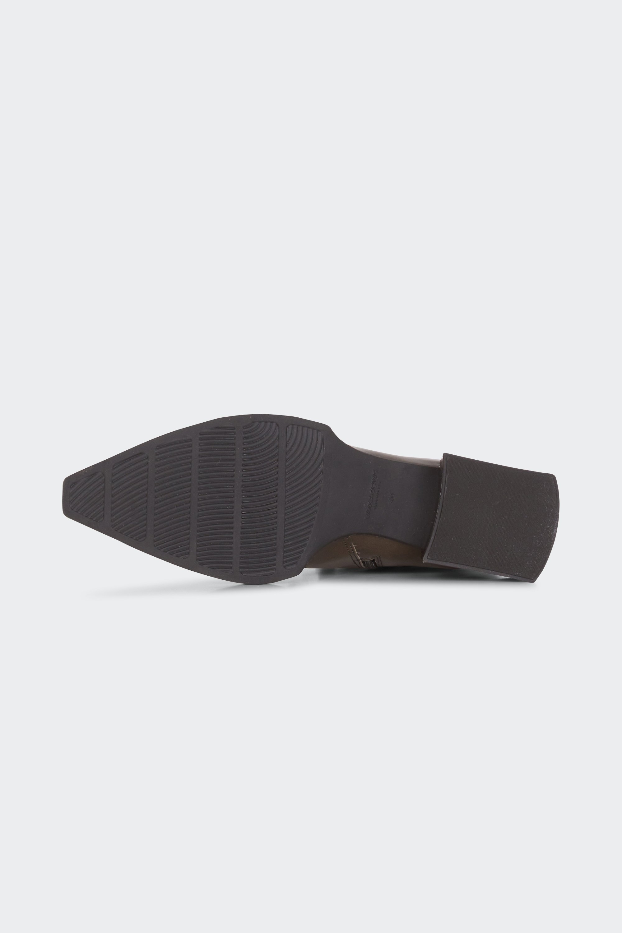 Heeled leather mid-calf boots | Grey by VAGABOND SHOEMAKERS Heeled leather mid-calf boots Grey