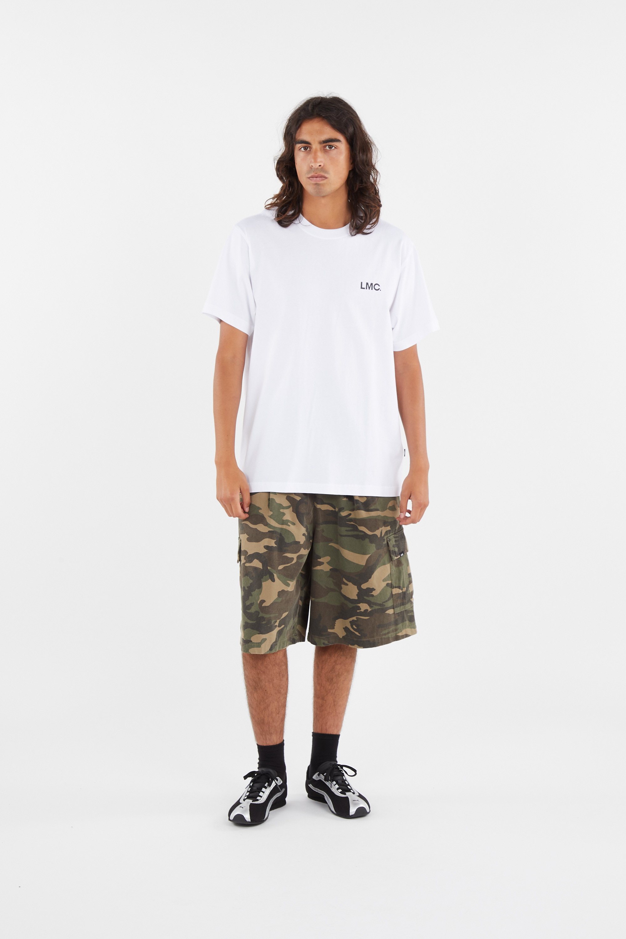 T-shirt LOST MANAGEMENT CITIES Blanc