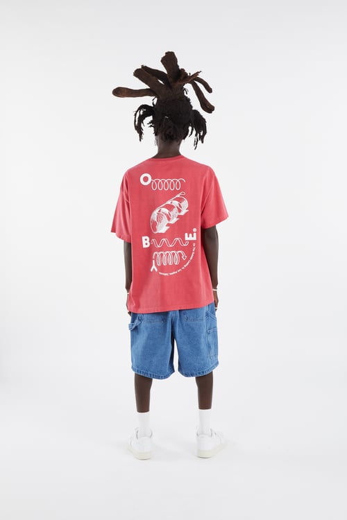 OBEY Short Bleu