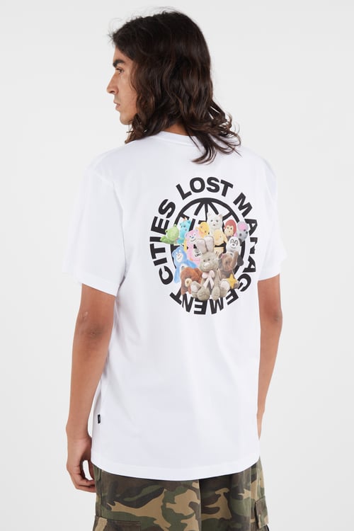 LOST MANAGEMENT CITIES T-shirt Blanc