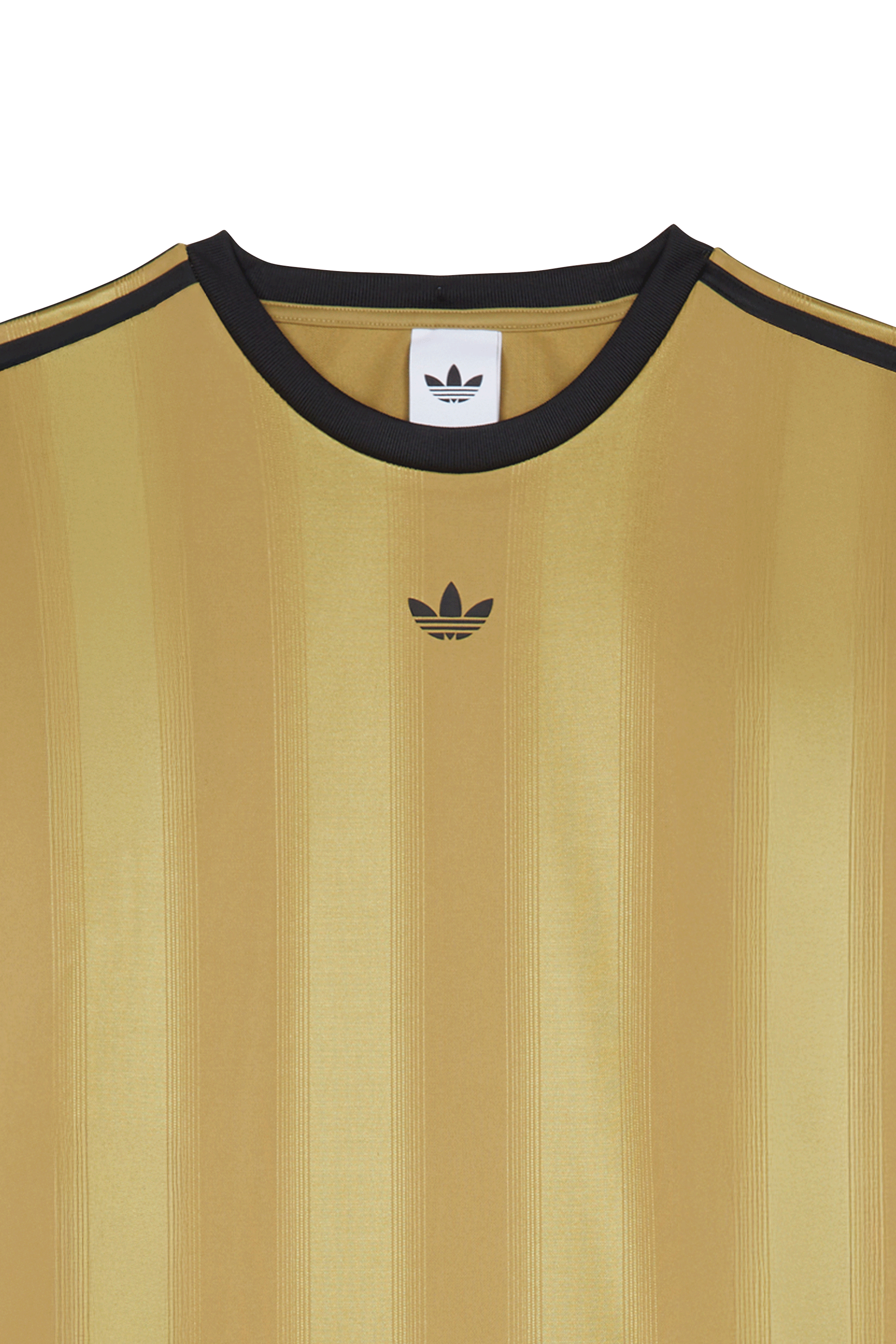 Regular-fit round-neck cotton T-shirt | Yellow ADIDAS Men