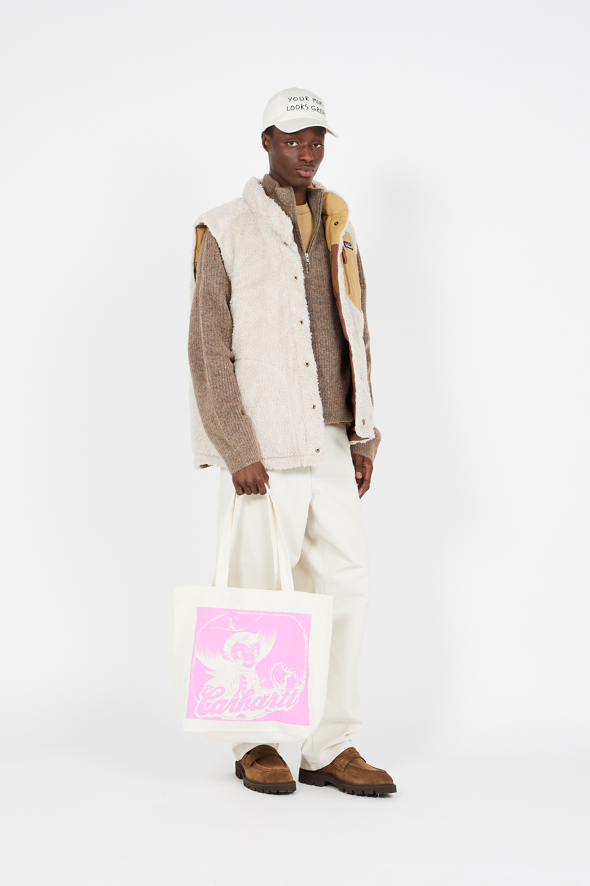 Reversible Puffer Jacket Brown