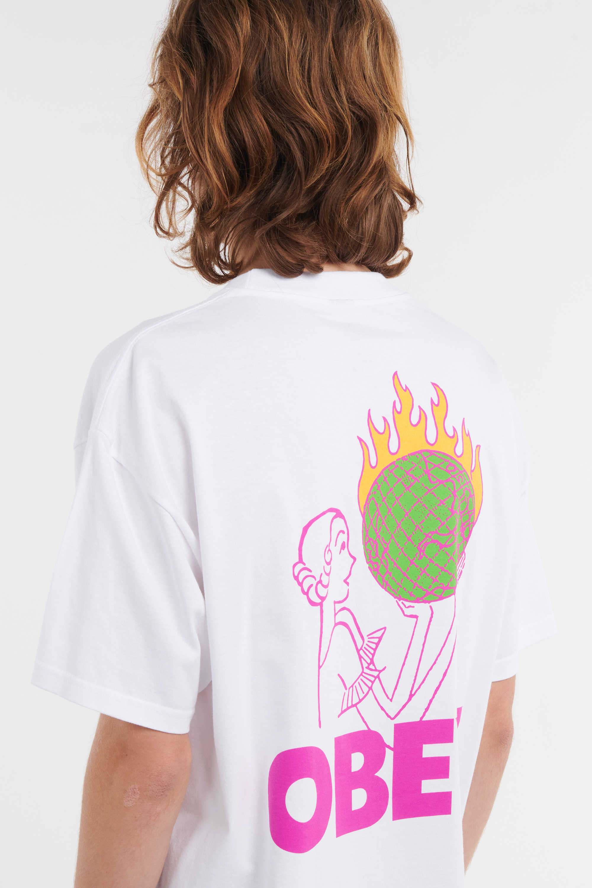 Regular-fit round-neck cotton T-shirt White