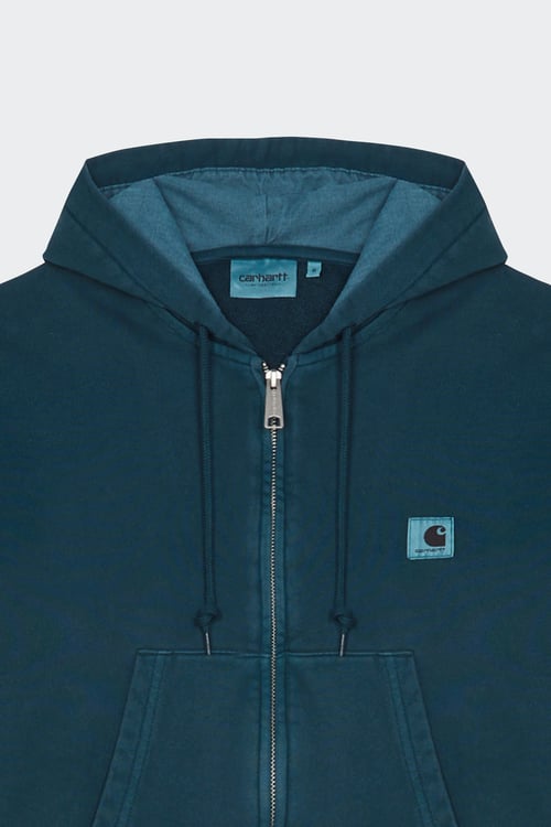 CARHARTT WIP Hoodie Zippée Vert