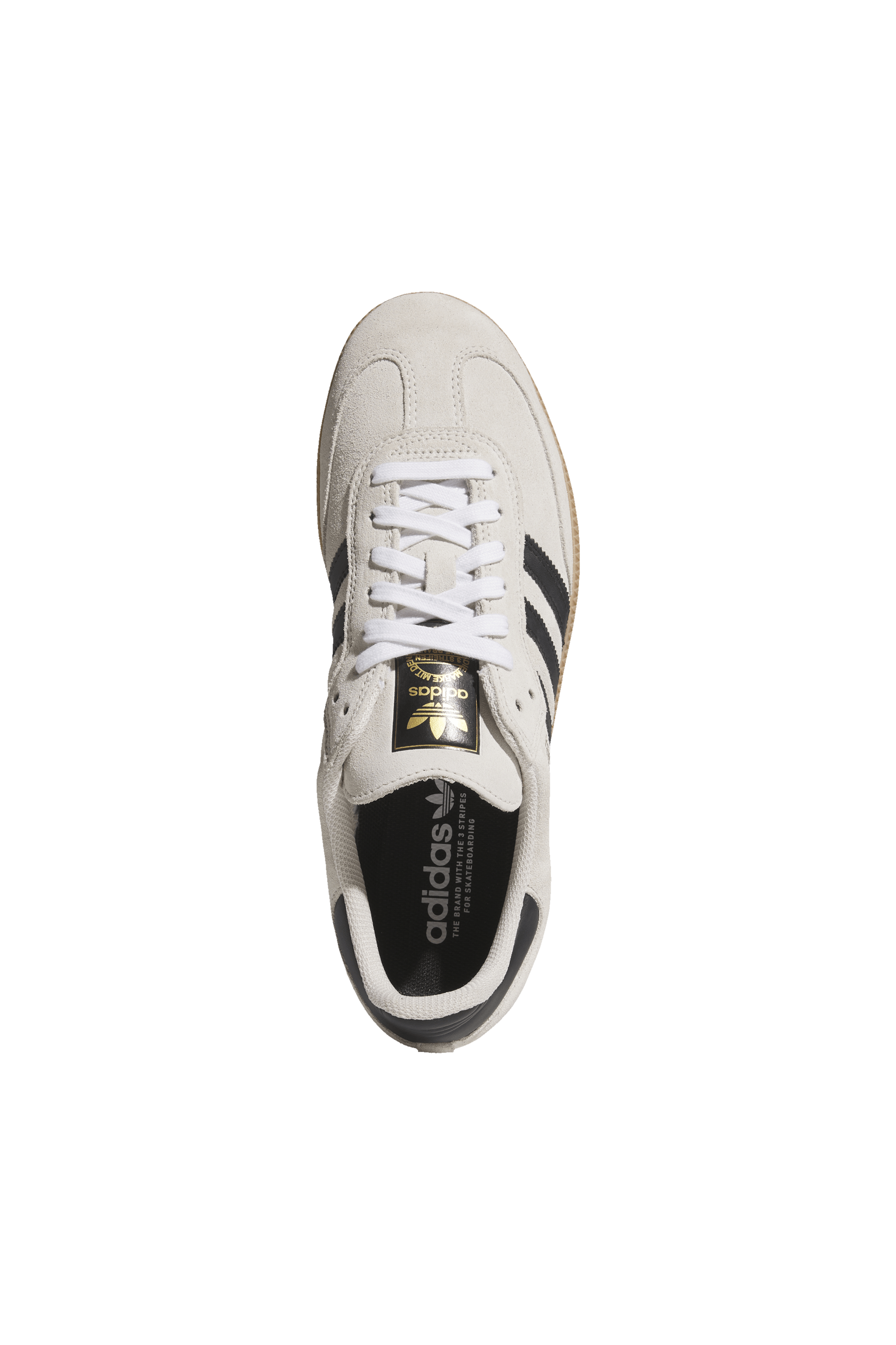 Baskets basses en cuir ADIDAS Beige