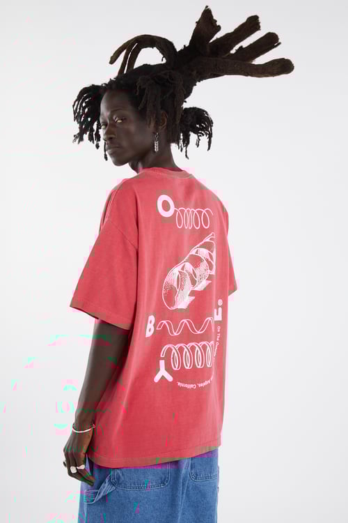 OBEY T-shirt Rouge