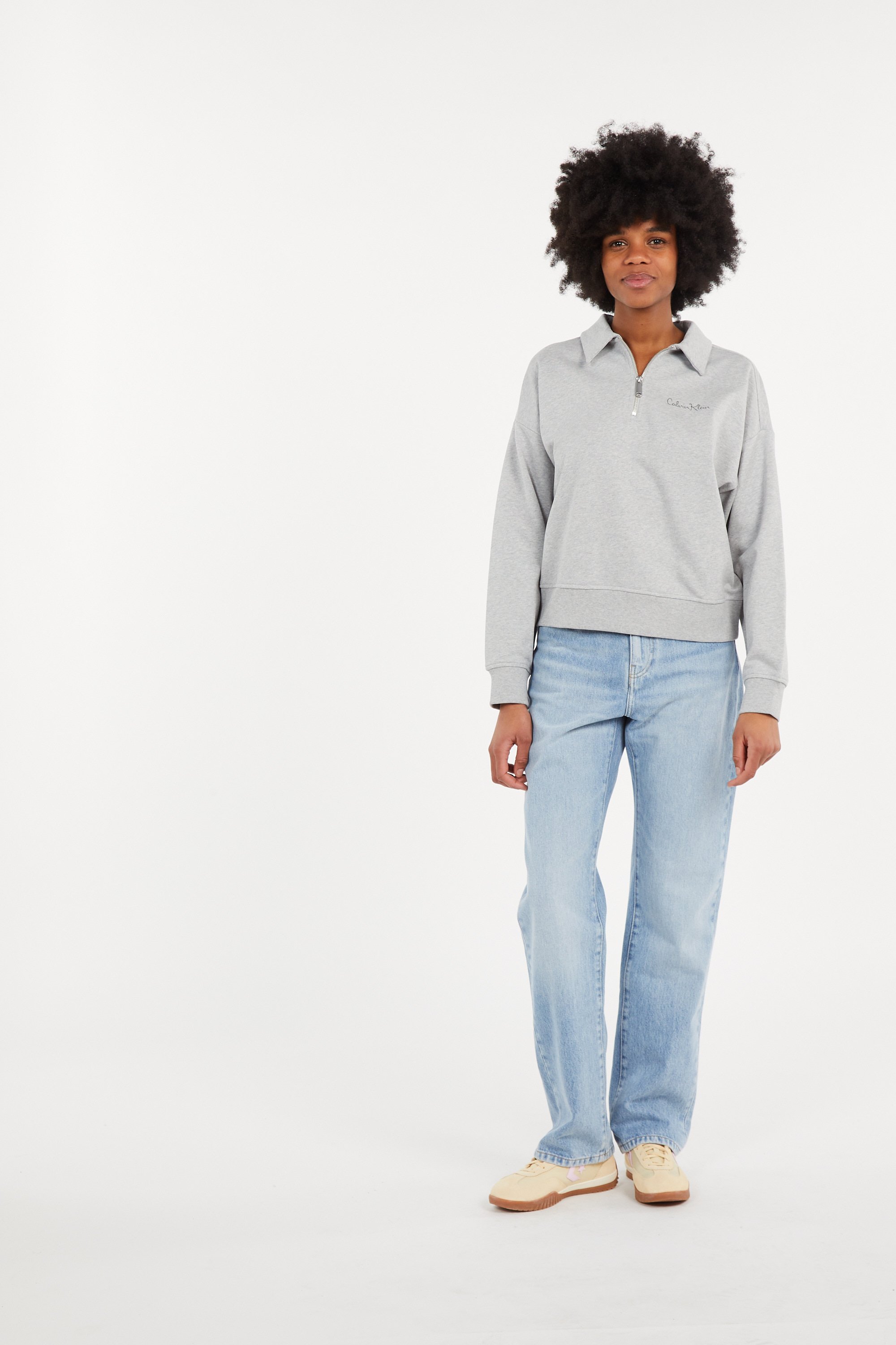 Sweatshirt CALVIN KLEIN Gris