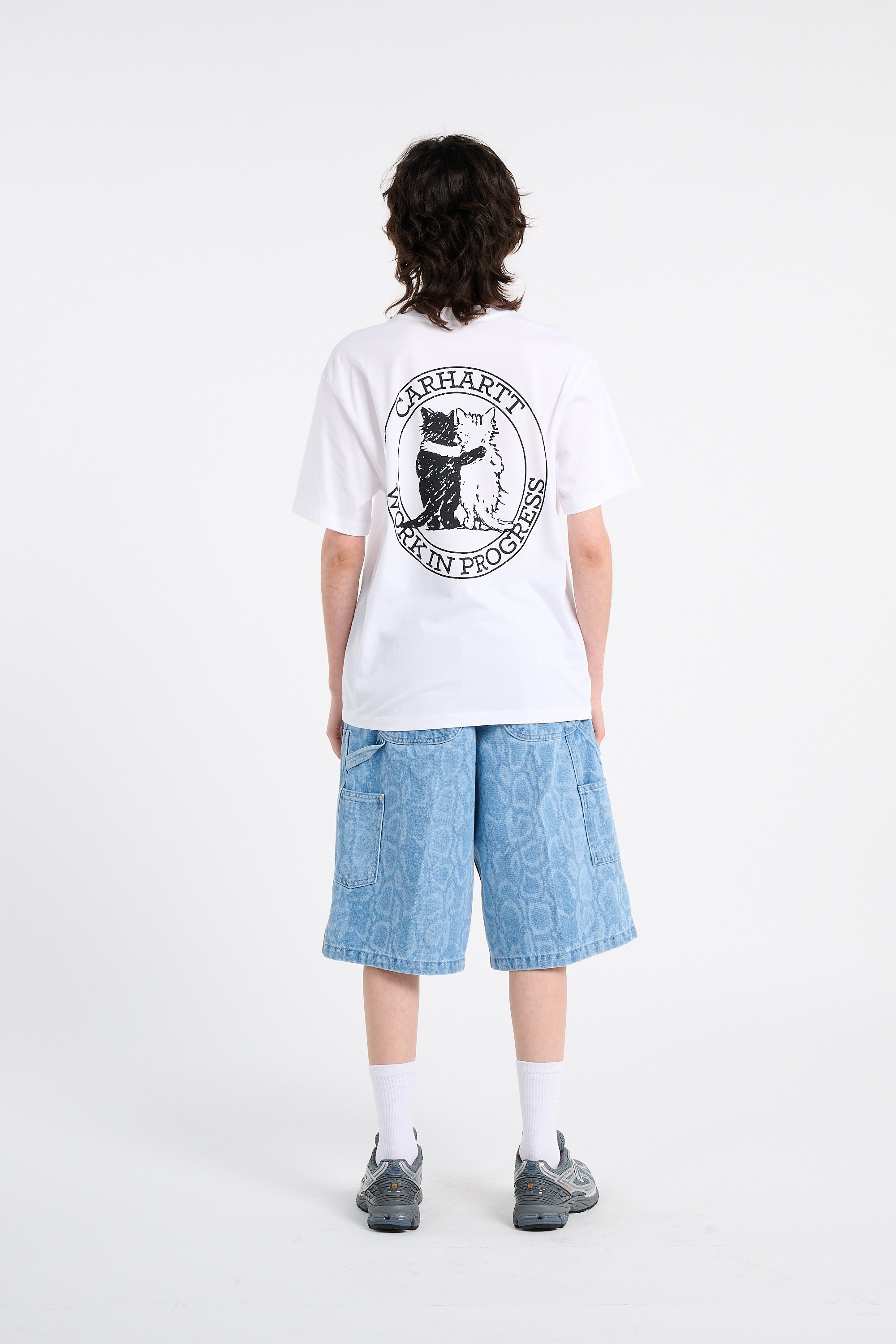 Regular-fit round-neck cotton T-shirt | White CARHARTT WIP Women