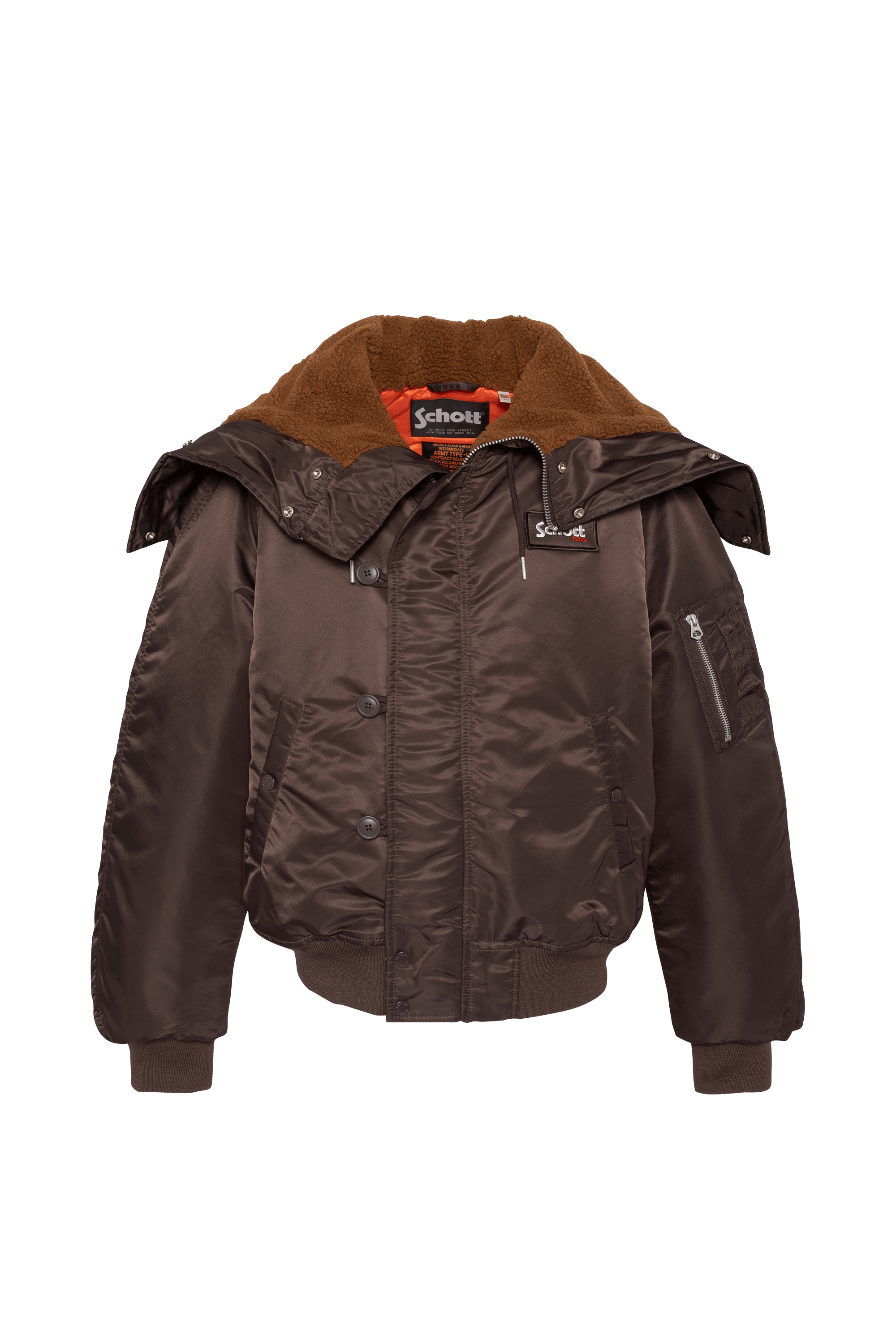 Blouson | Marron SCHOTT Homme
