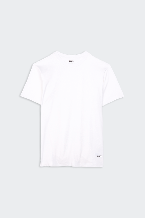OBEY Lot de 2 T-shirt Blanc