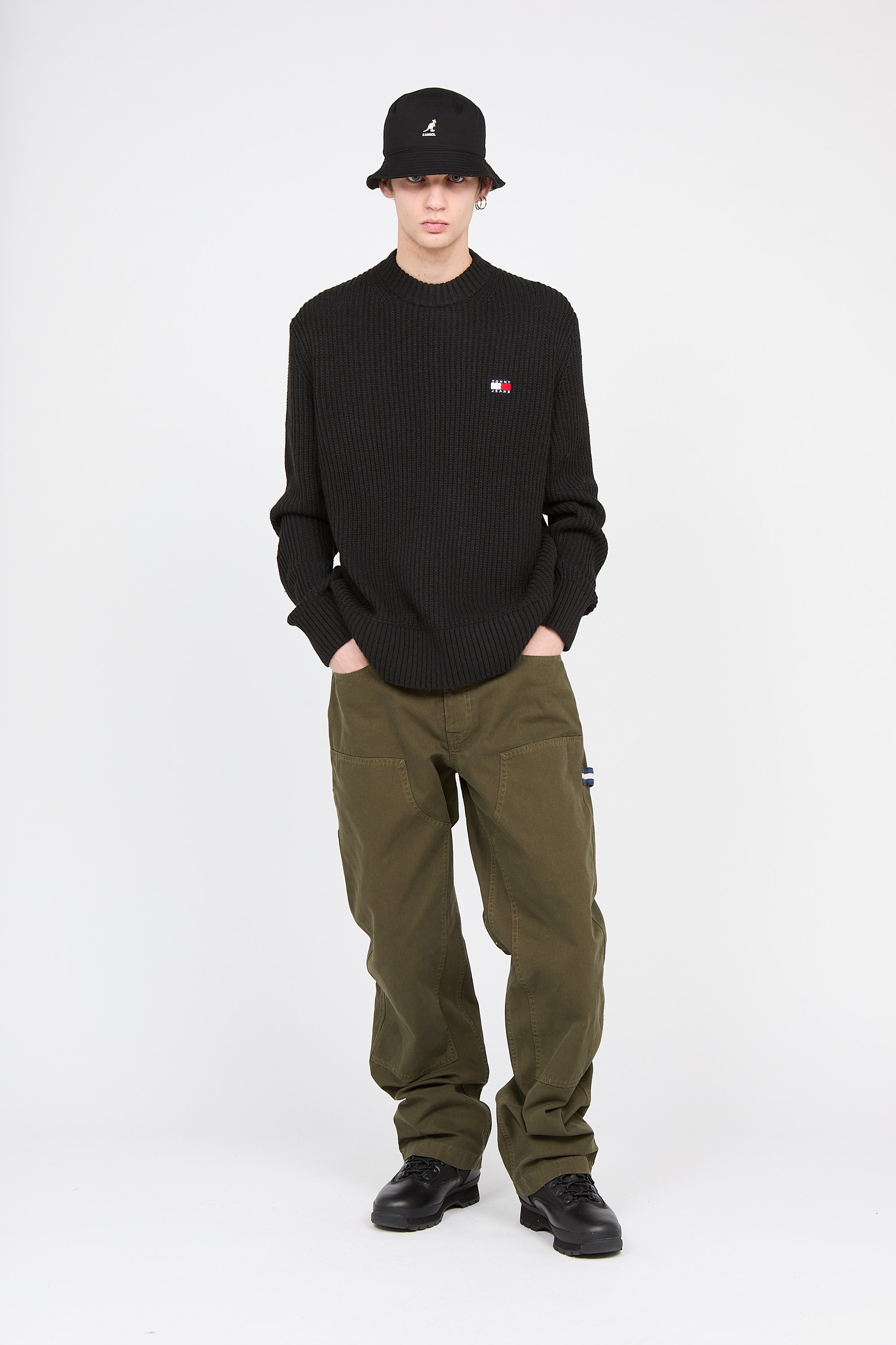 Pants TOMMY JEANS Green