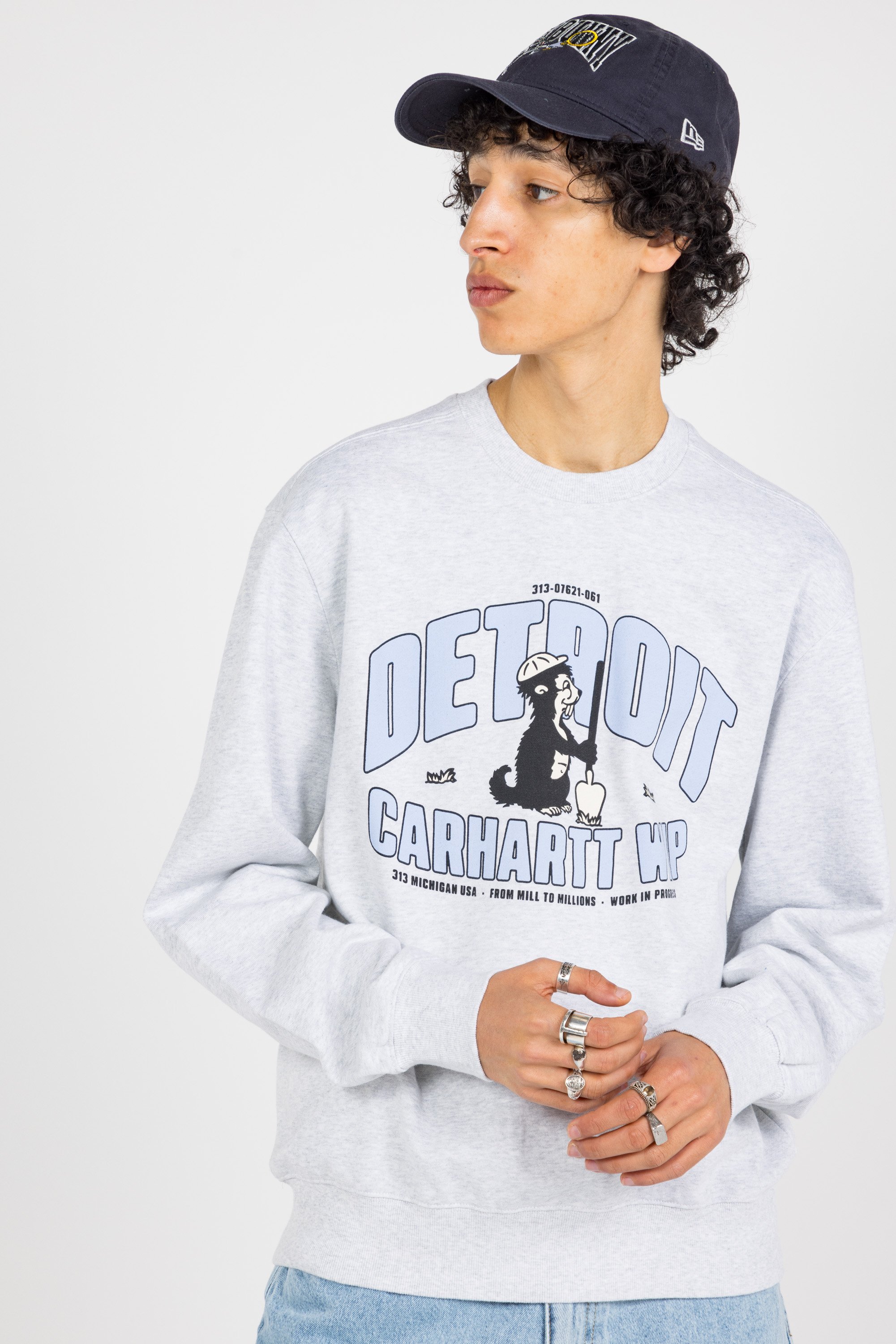 ★2025SS新作★CARHARTT★UNDERGROUND SWEATSHIRT Carhartt WIP Underground Sweatshirt, Blue | Official Online