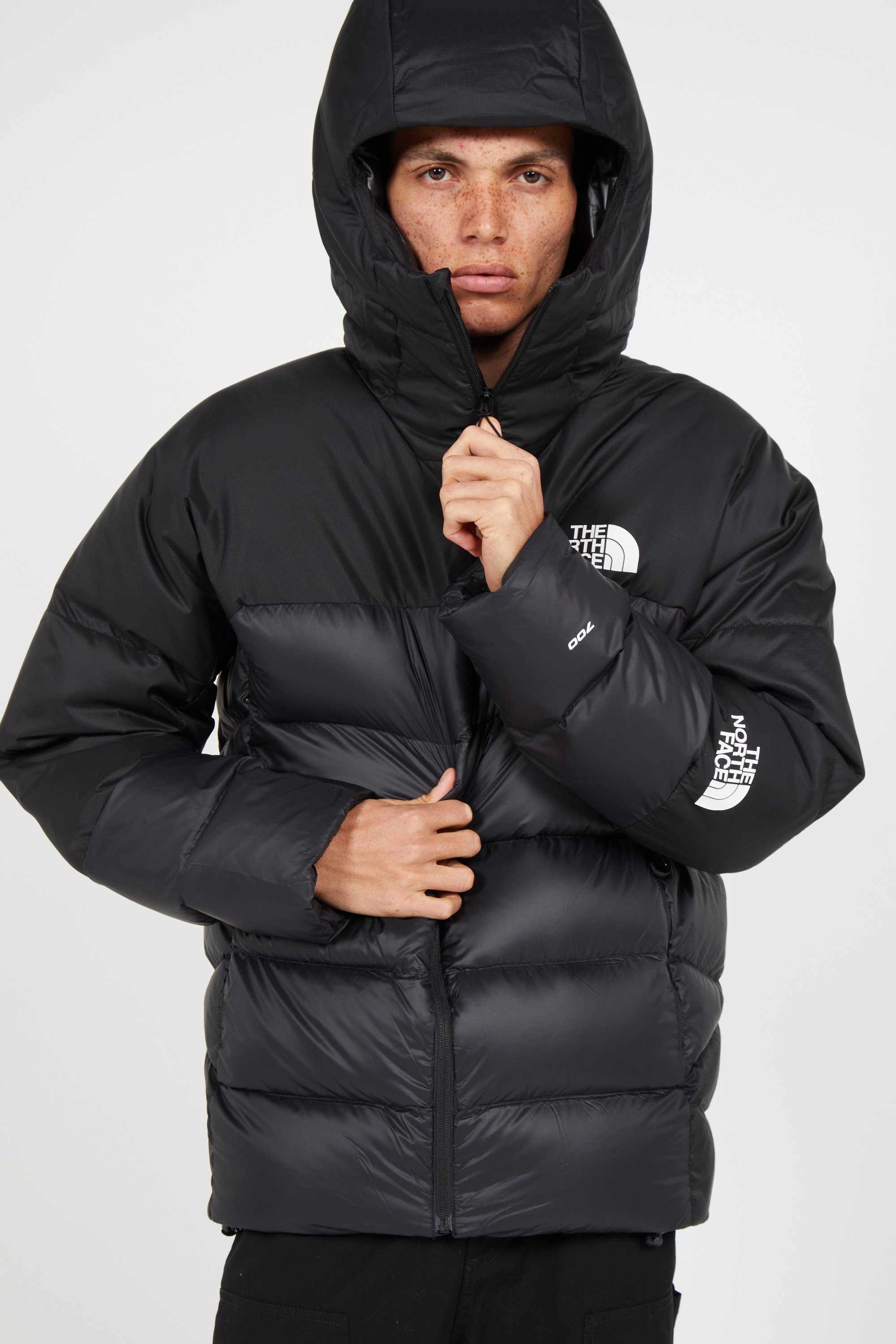 Lightweight quilted padded jacket with high neck | Black by THE NORTH FACE Lightweight quilted padded jacket with high neck Black
