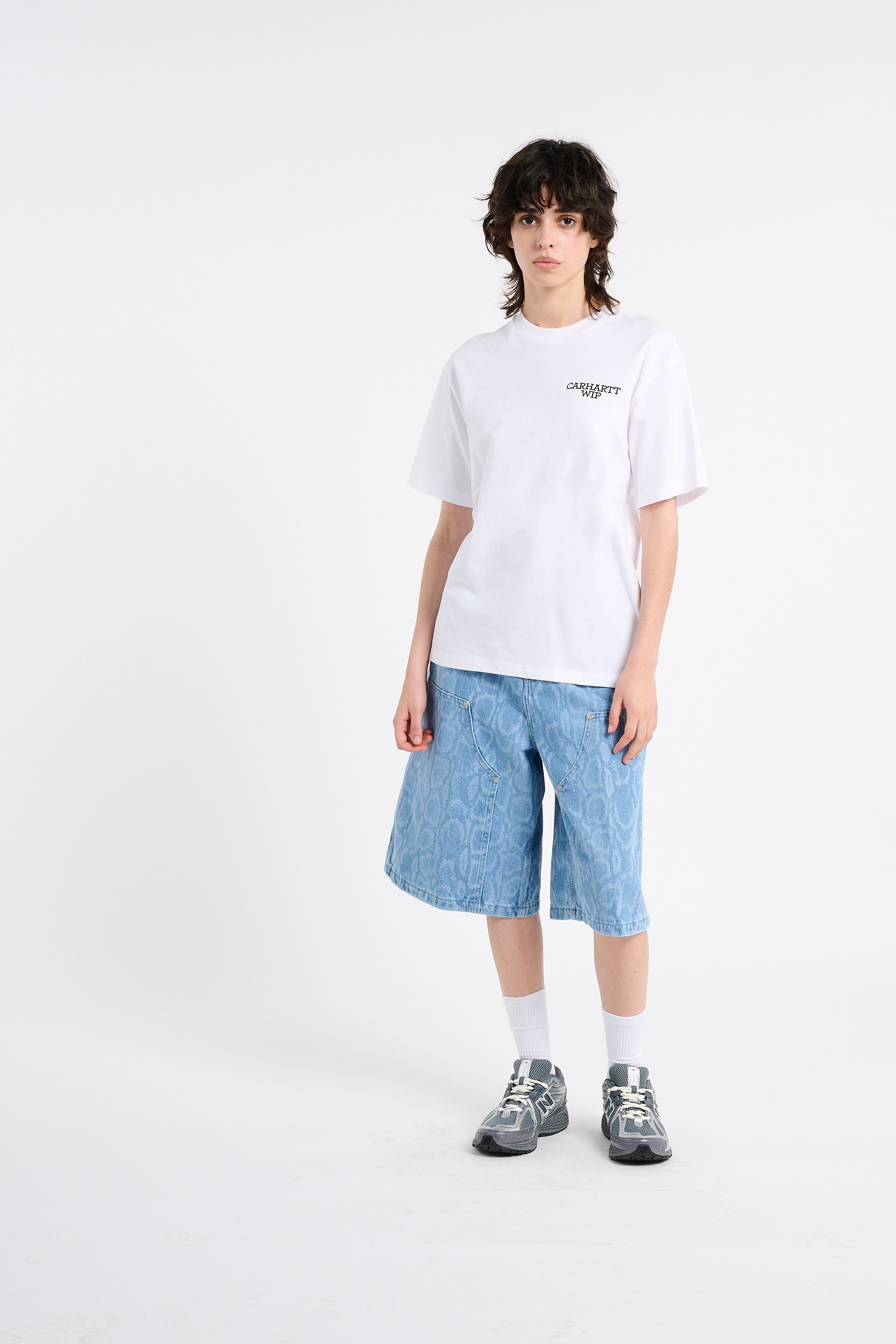 Regular-fit round-neck cotton T-shirt CARHARTT WIP White