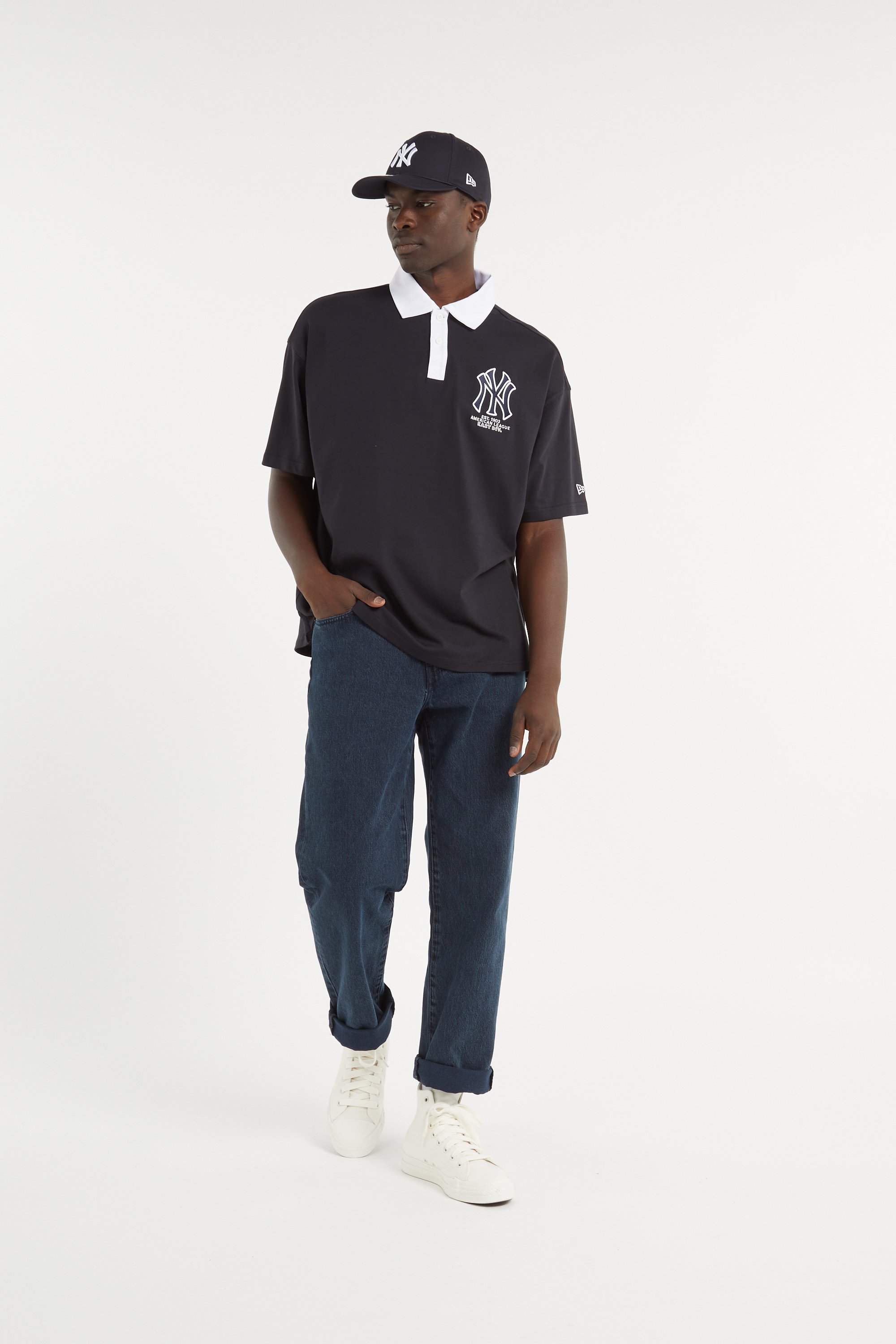 Men?s Storm 96 LO fabric and leather sneakers | White CONVERSE Men