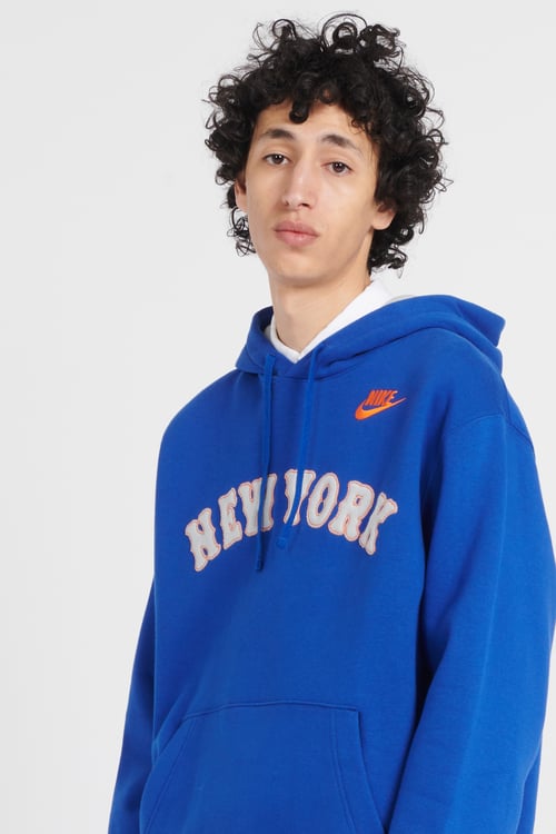 NIKE MLB Hoodie Bleu