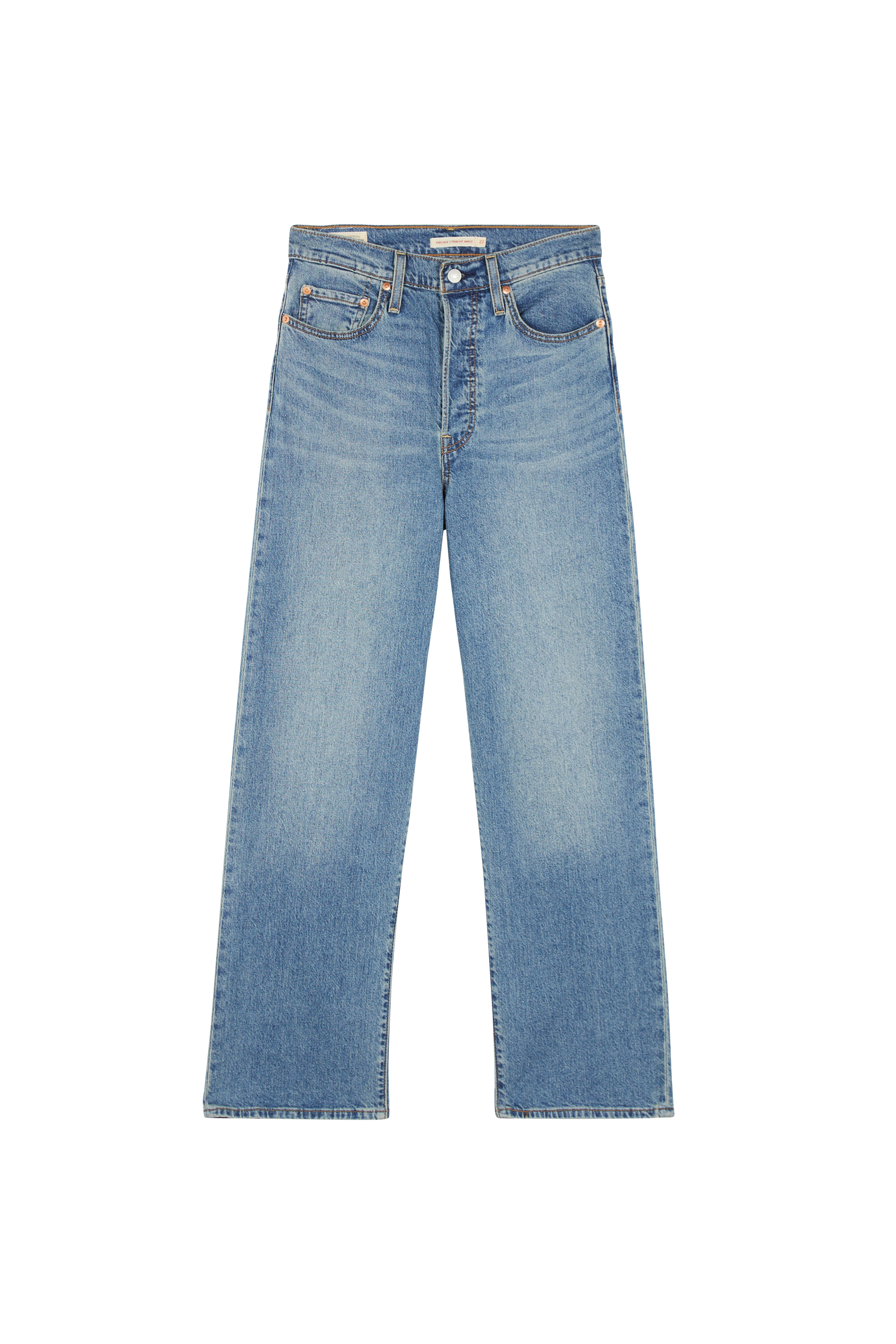RIBCAGE STRAIGHT JEANS Blue