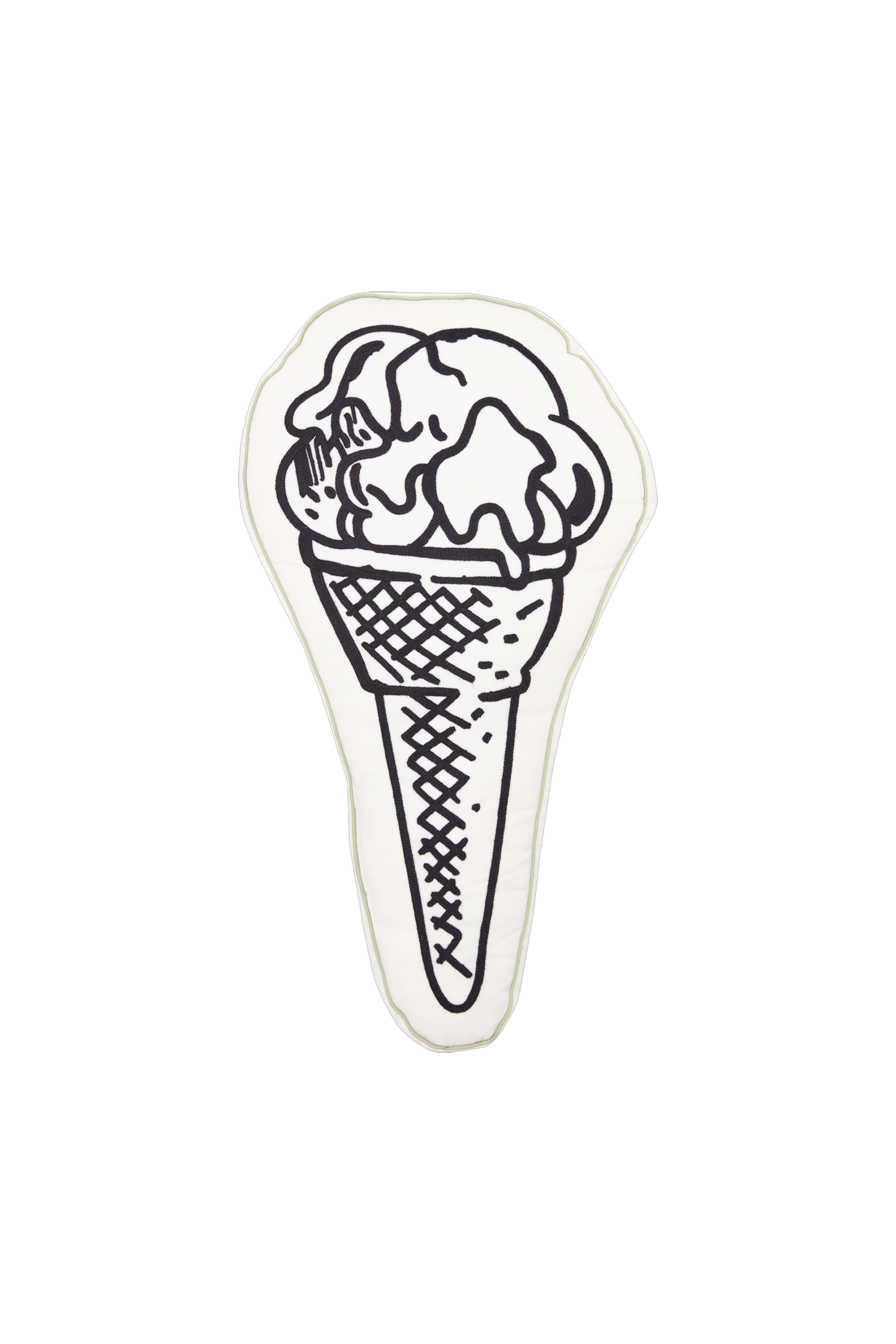 Coussin ICE CREAM Blanc