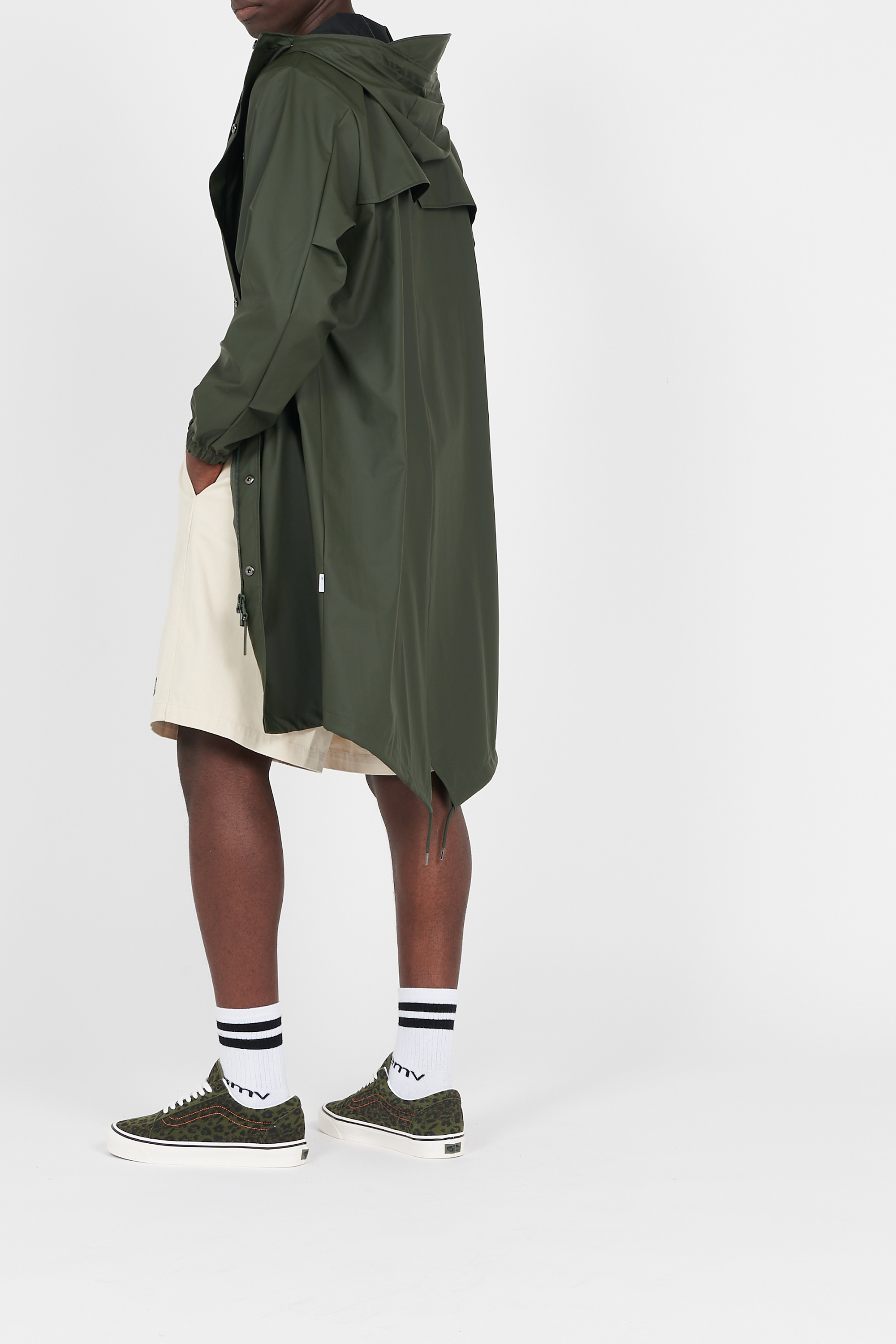 Imperméable à capuche | Vert RAINS Homme