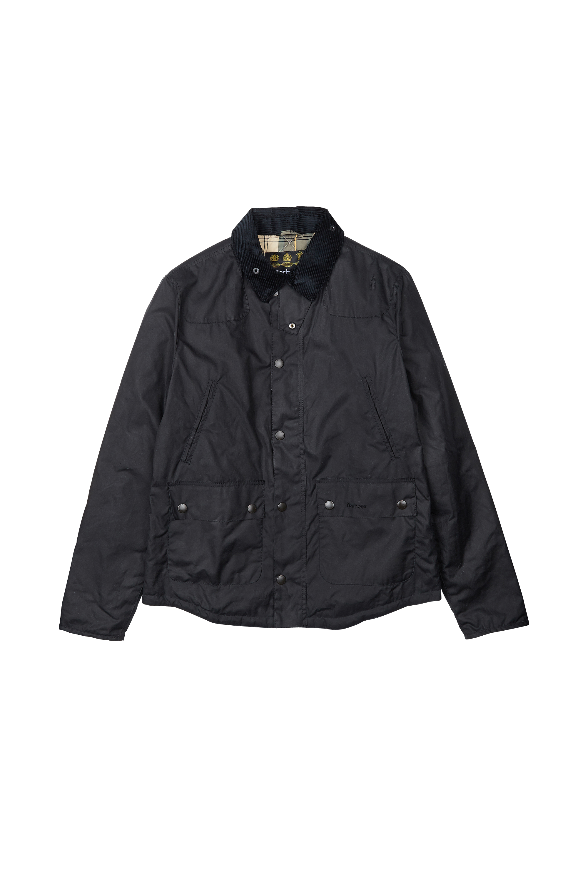 Blouson en coton ciré Bleu