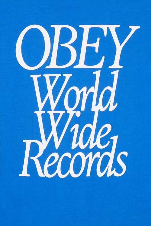 OBEY T-shirt Bleu