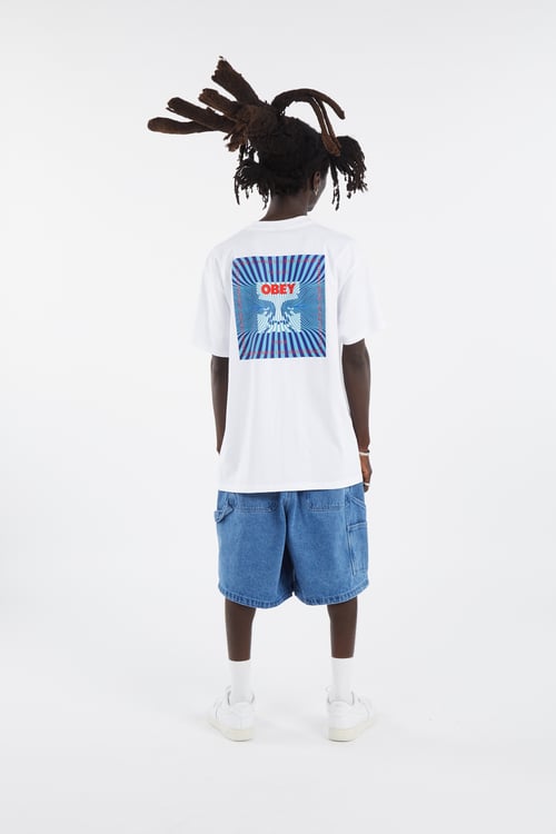 OBEY T-shirt Blanc