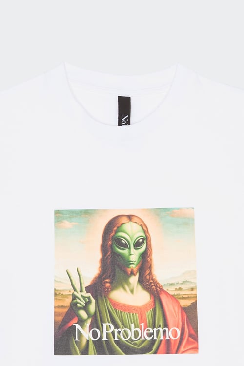 NO PROBLEMO T-shirt Blanc