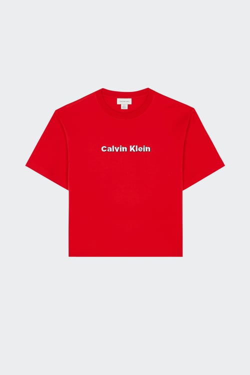 CALVIN KLEIN T-shirt Rouge