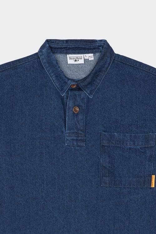 SERVICE WORKS Polo Bleu