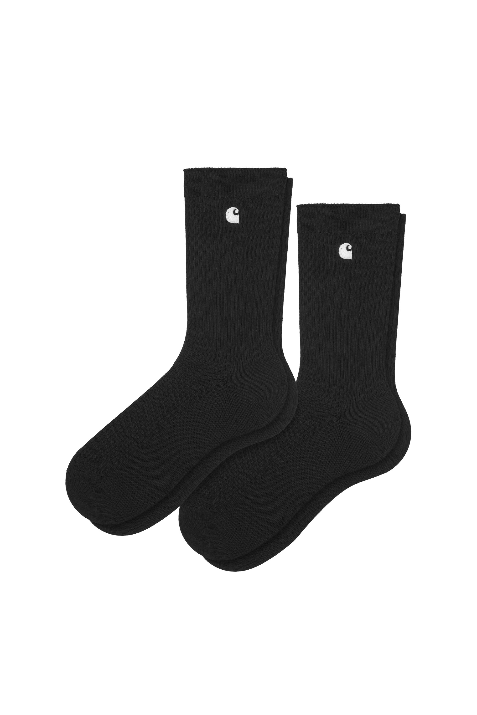 Lot de 2 paires de chaussettes Madison Pack Socks Black / white + black / white