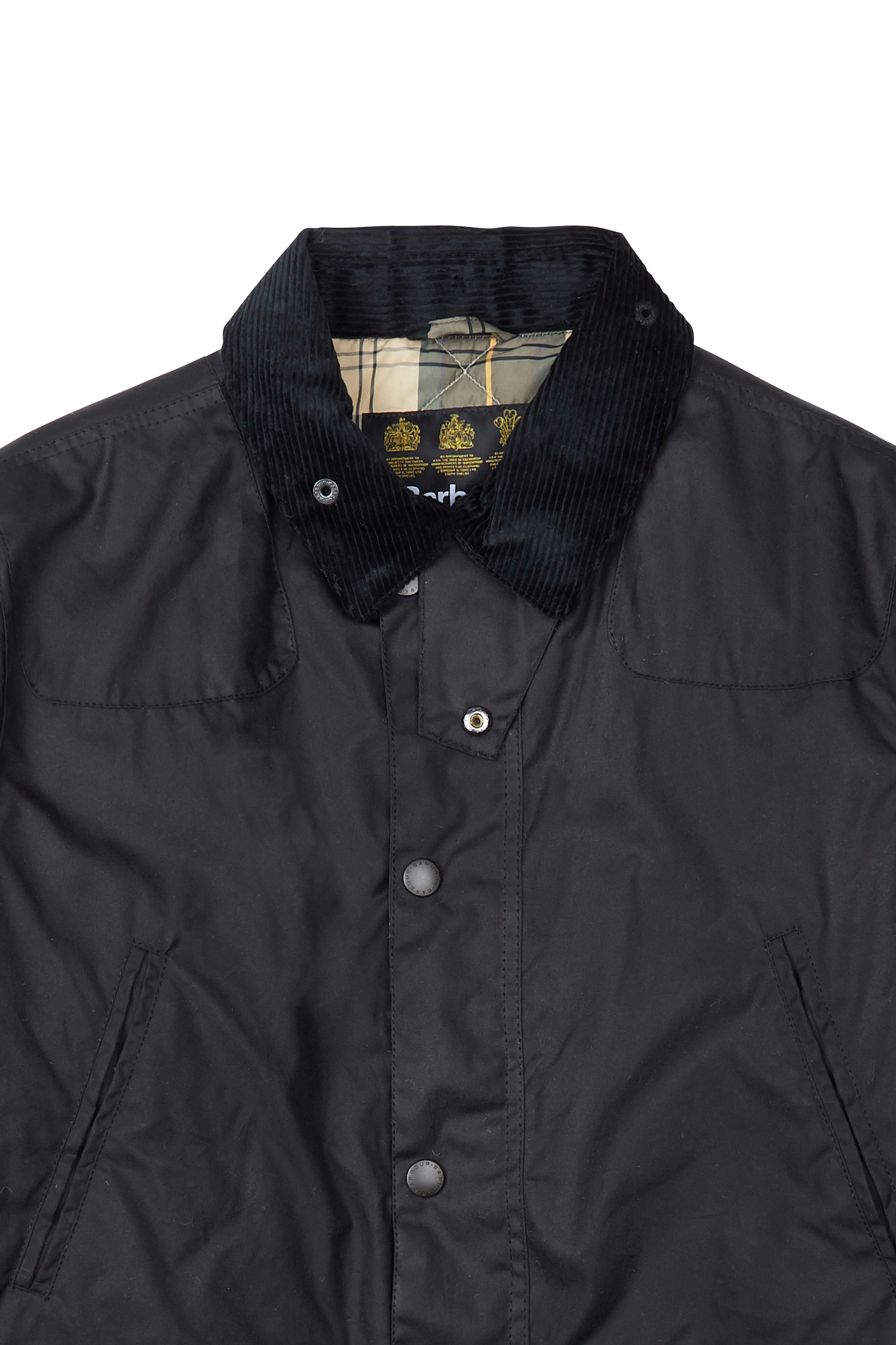 Blouson en coton ciré Bleu
