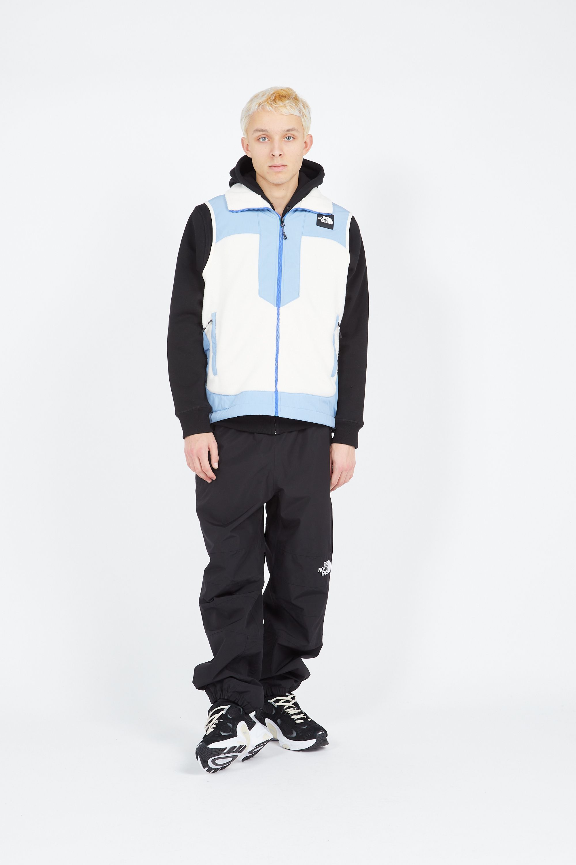 The north face polaire blanche hot sale