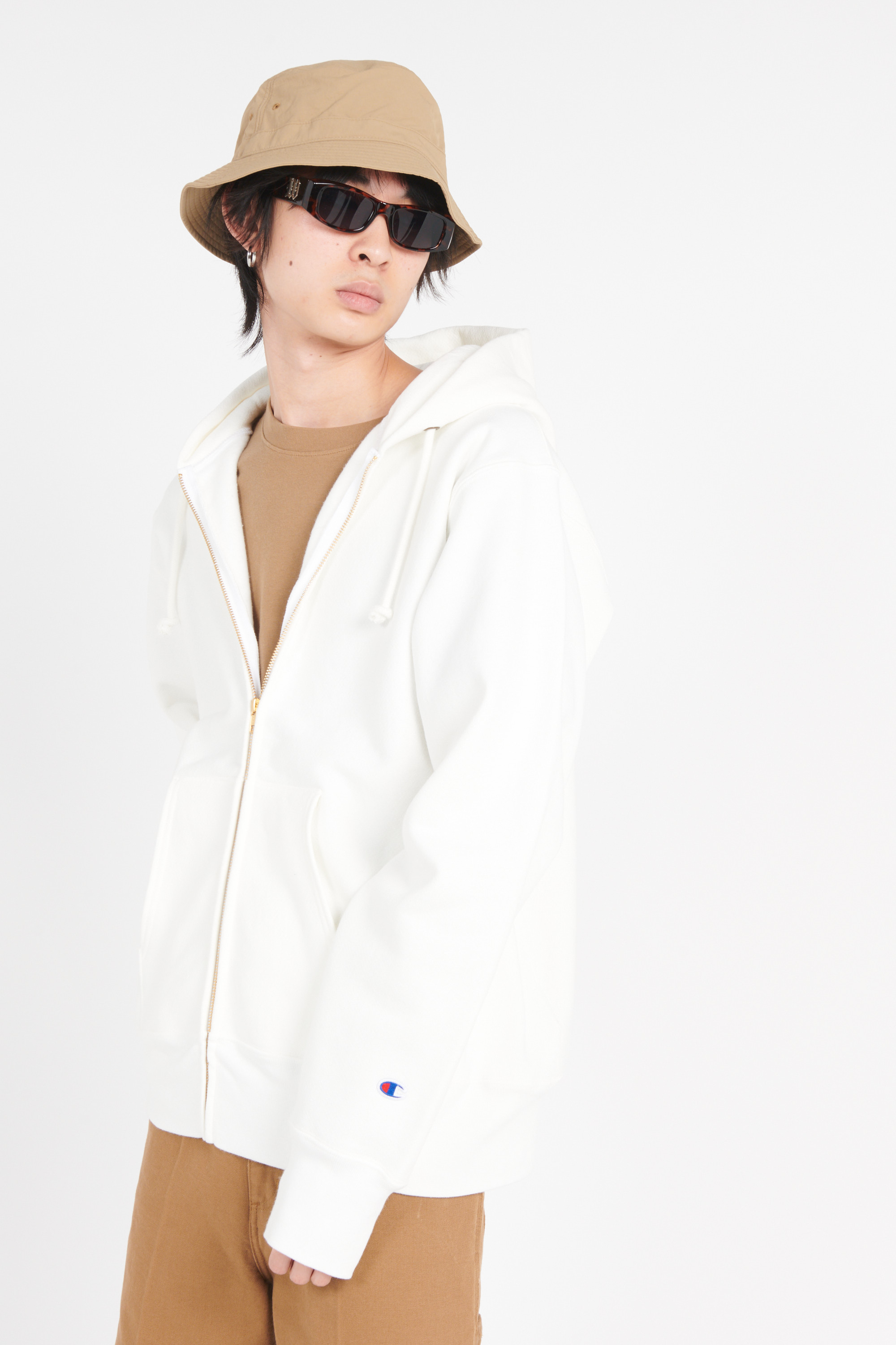 zip-up hoodie Multicolored