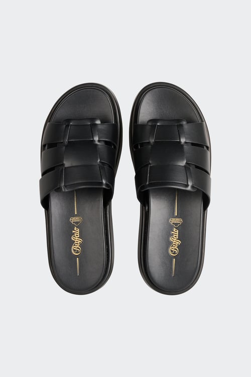 BUFFALO Mules Noir