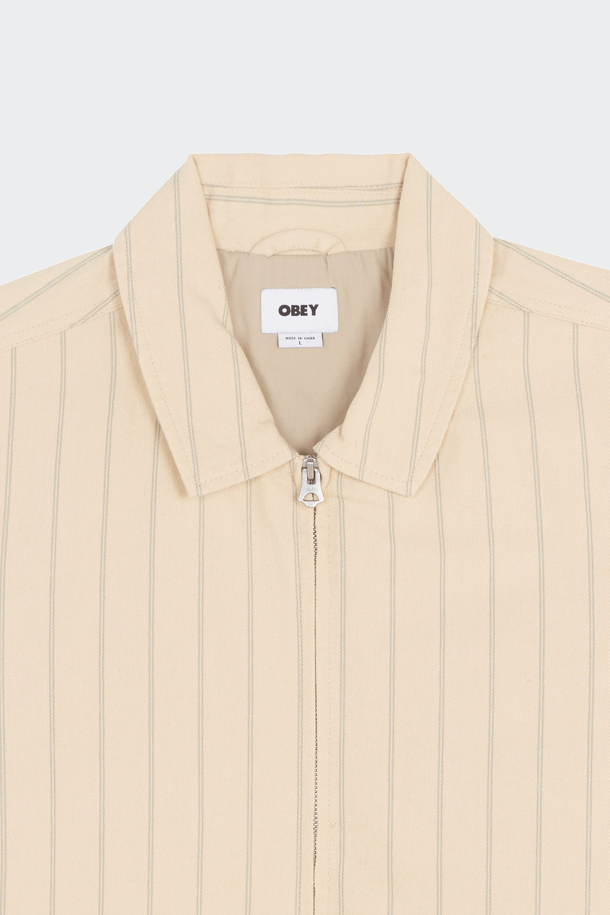 Jacket | Beige by OBEY Jacket Beige