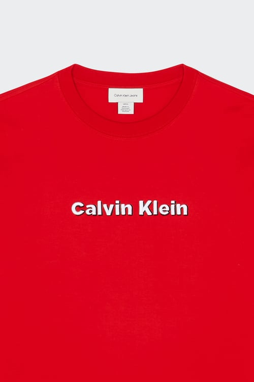 CALVIN KLEIN T-shirt Rouge