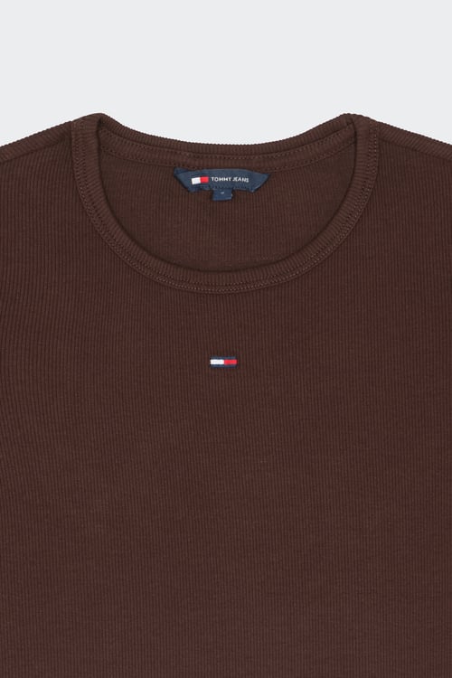 TOMMY JEANS T-shirt Brown
