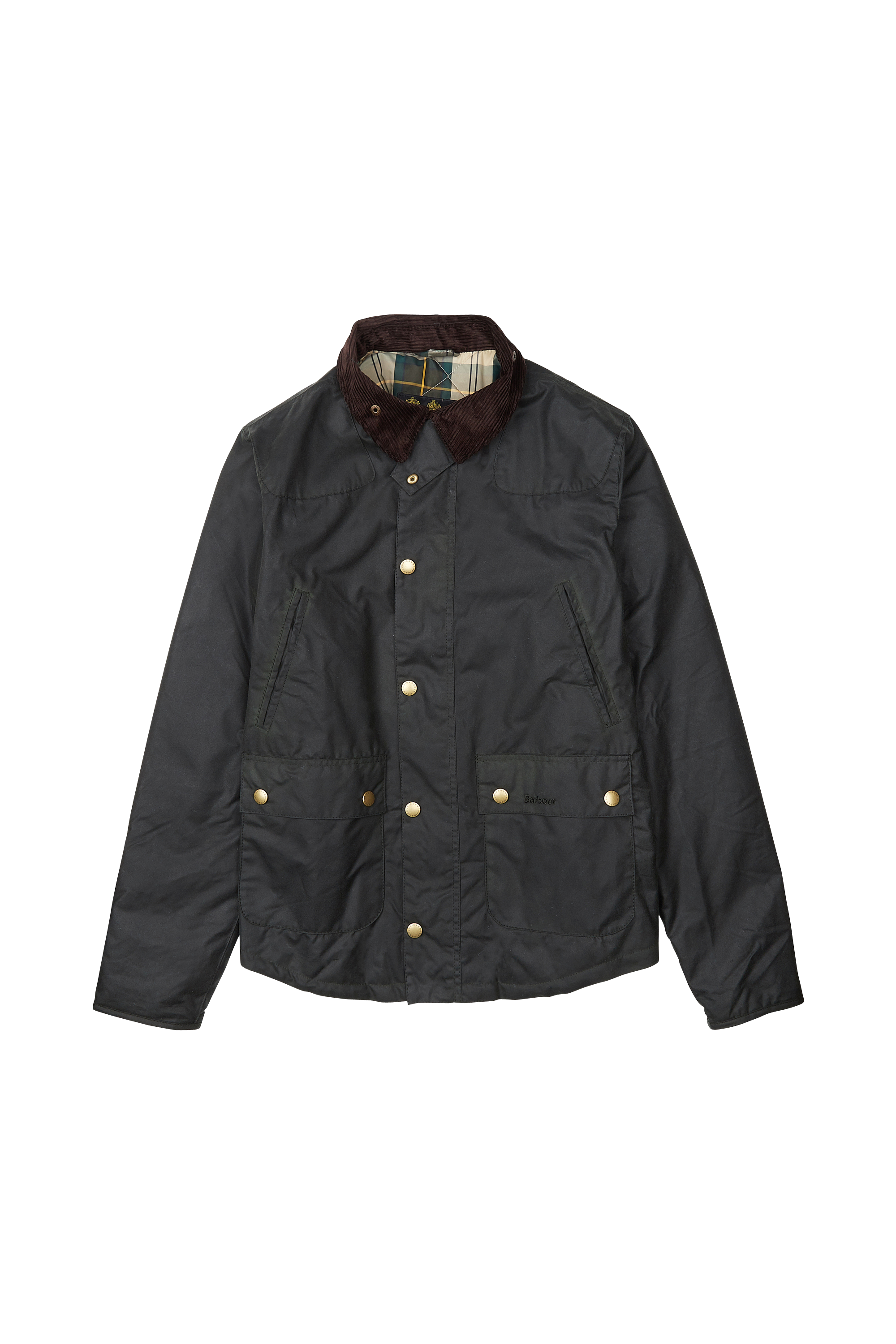 Waxed cotton jacket Green