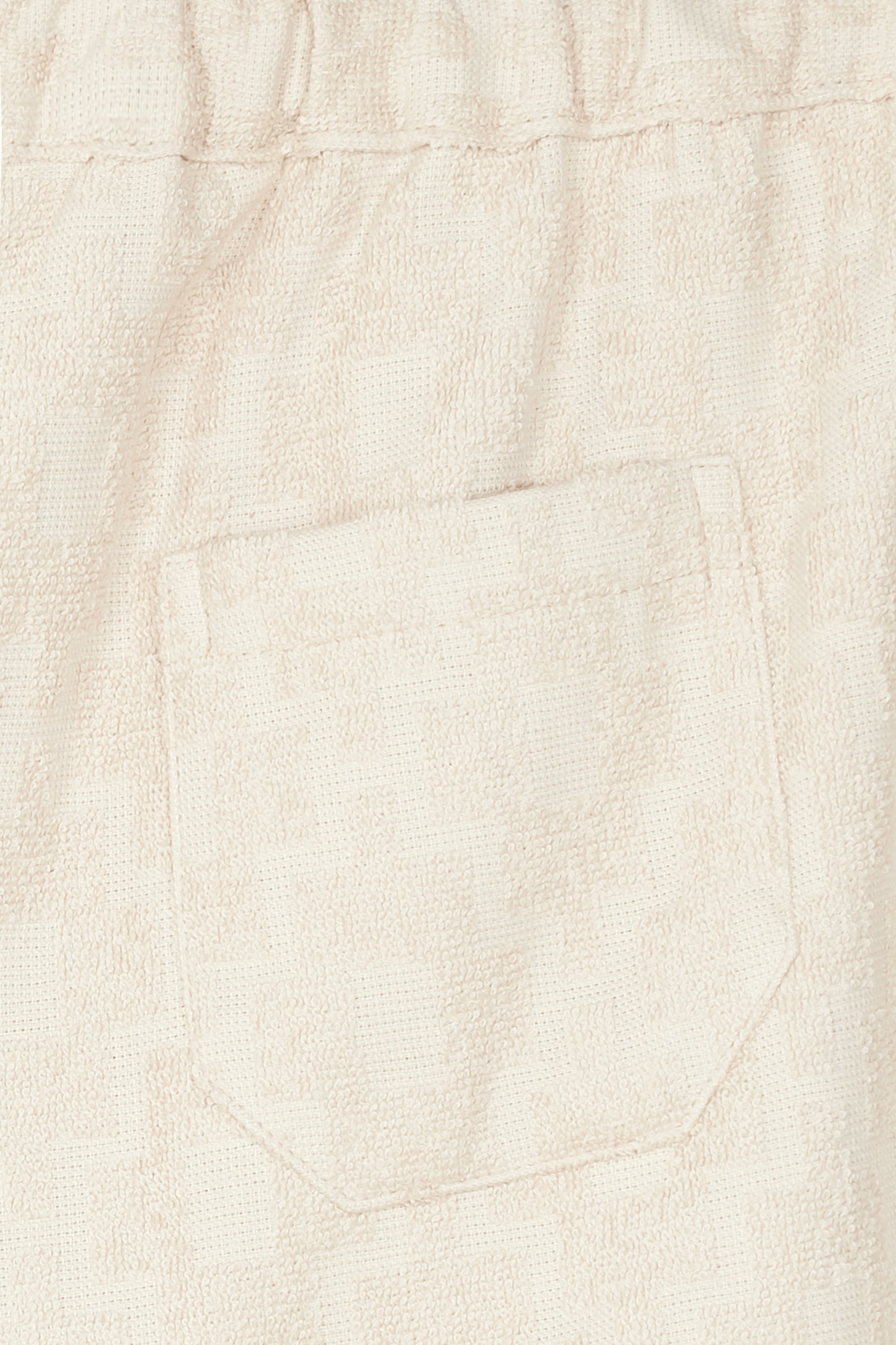 Short droit imprimé en coton  | Beige by OAS COMPANY Short droit imprimé en coton  Beige