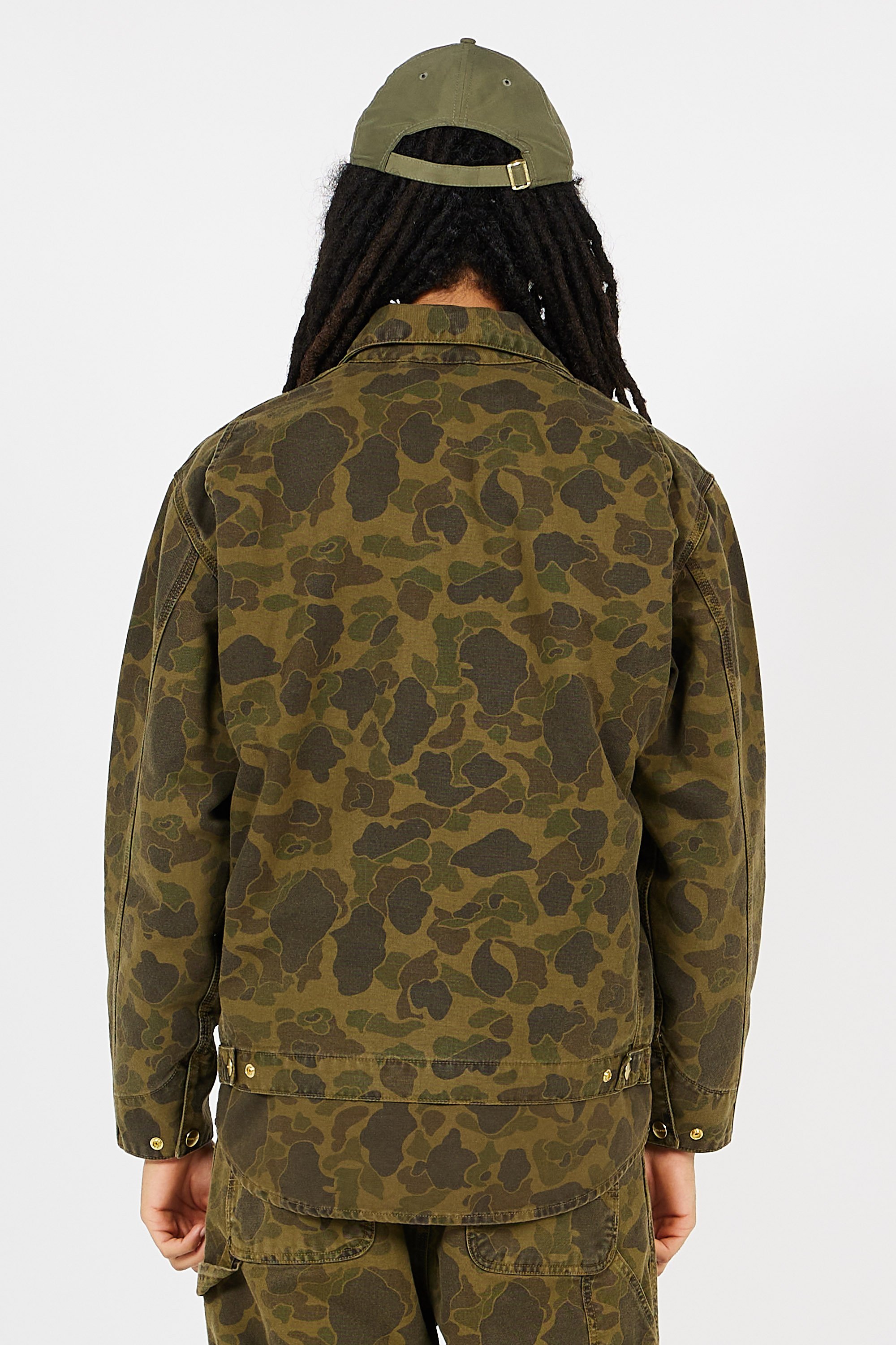 Veste Duck detroit jacket Kaki Carhartt wip Homme Citadium