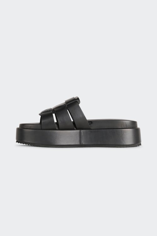 BUFFALO Mules Noir