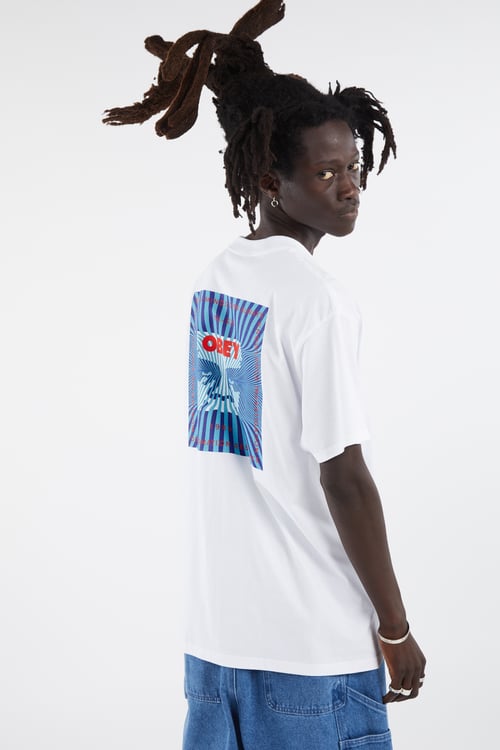 OBEY T-shirt Blanc