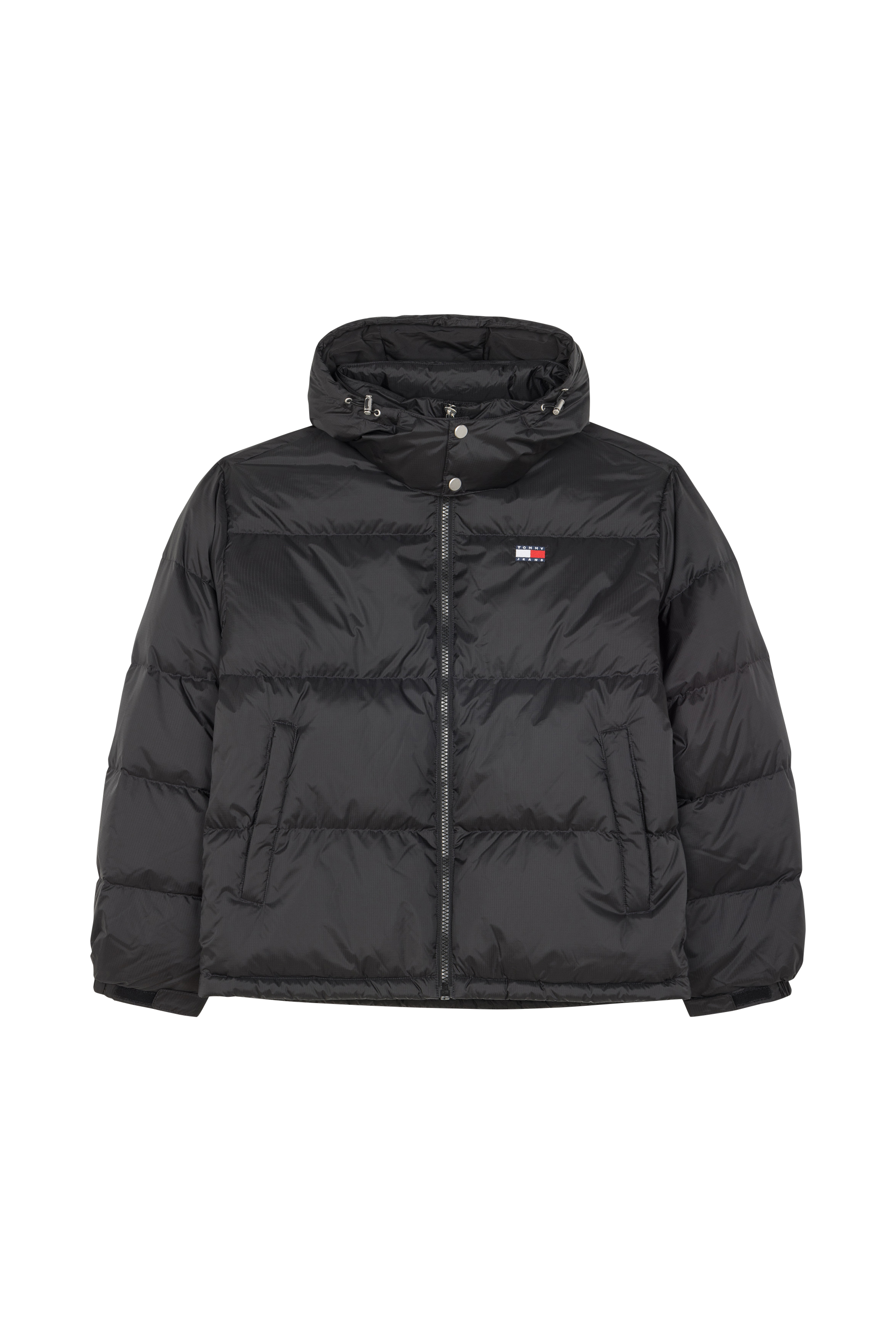 Lightweight quilted padded jacket with high neck Black