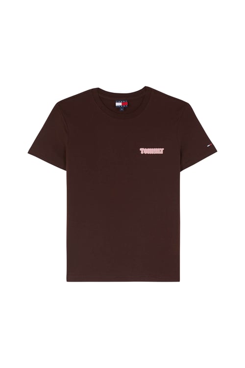 TOMMY JEANS Regular-fit round-neck cotton T-shirt