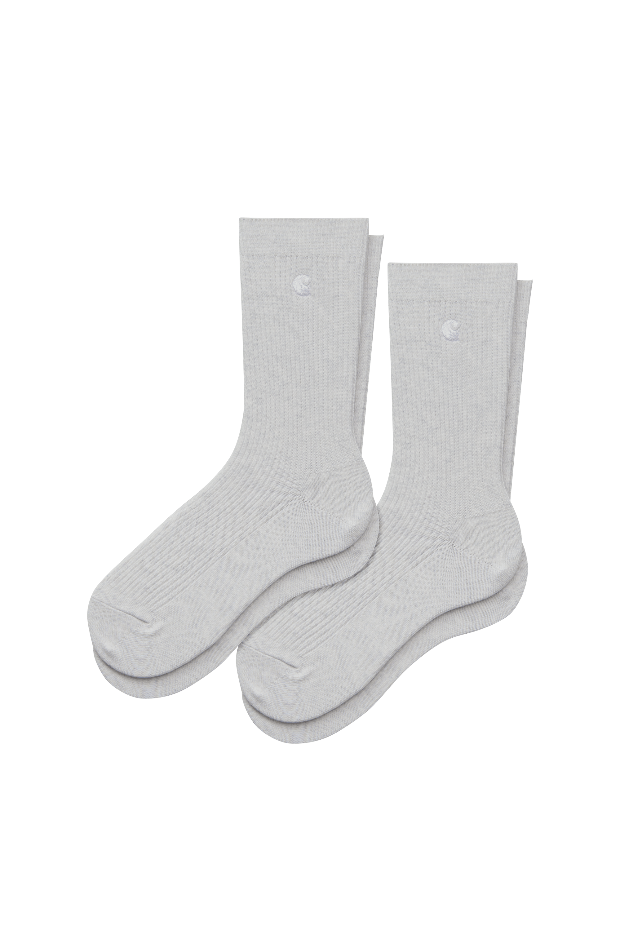Lot de 2 paires de chaussettes Madison Pack Socks Ash heather / white + ash heather / white