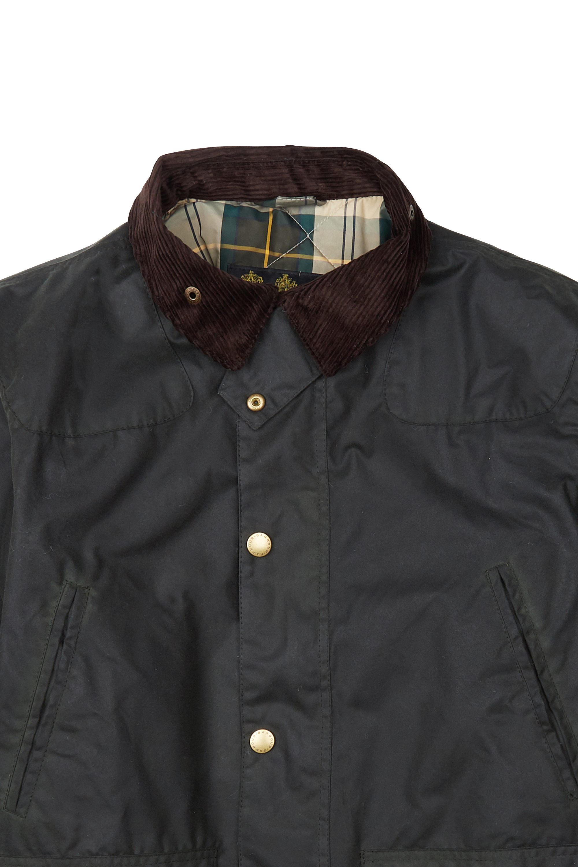 Waxed cotton jacket Green